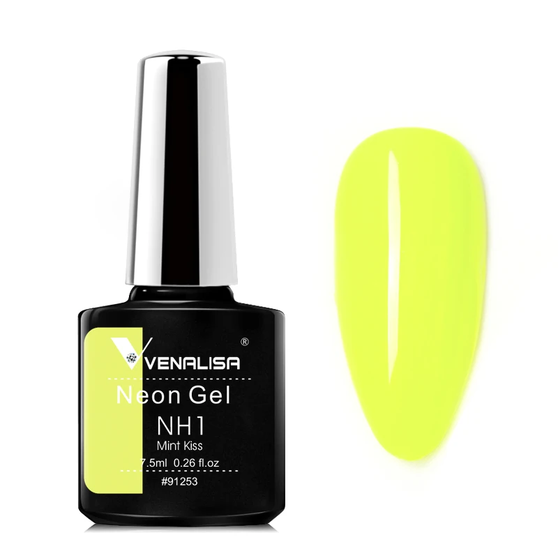 

Venalisa Neon Gel Polish varnishes Hybrid Nails For Manicure 7.5ML Semi Permanent Soak off Enamel Gel Polish UV Gel Nail Polish