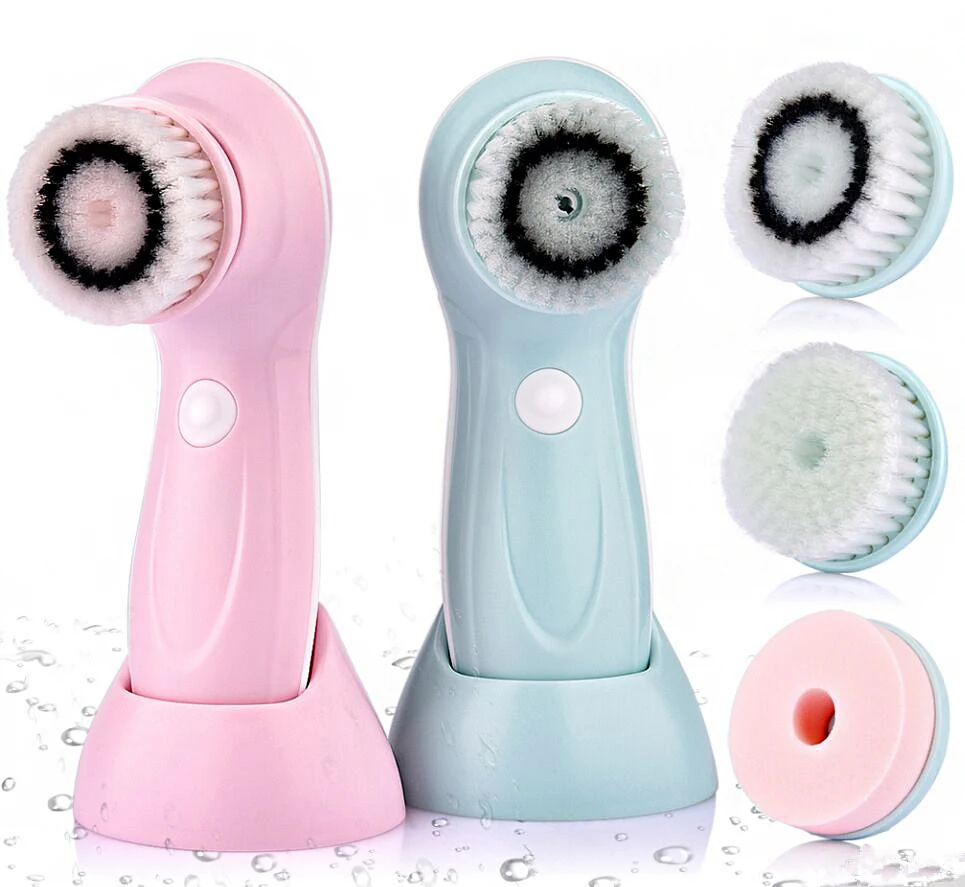 Hot Selt Private Label Face Cleansing Brush Electric 360 Rotating