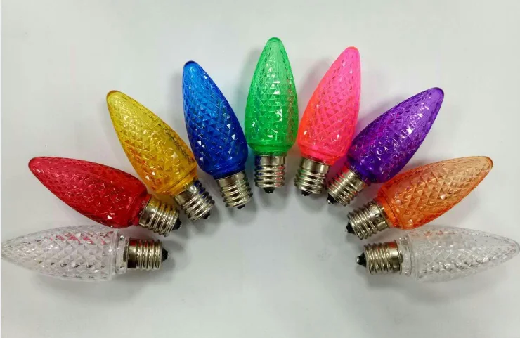 
China Promotional Lightweight Indoor and Outdoor Mini Color Party Decoration C9 LED Christmas Light 