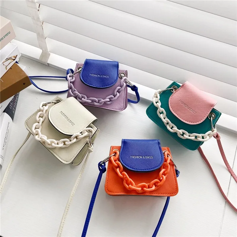 

Free Sample Pu Fashion Macaron Color Metal Buckle Plastic Chain Shoulder Bag Straps Shoulder Crossbody For Women Girls, Customized color