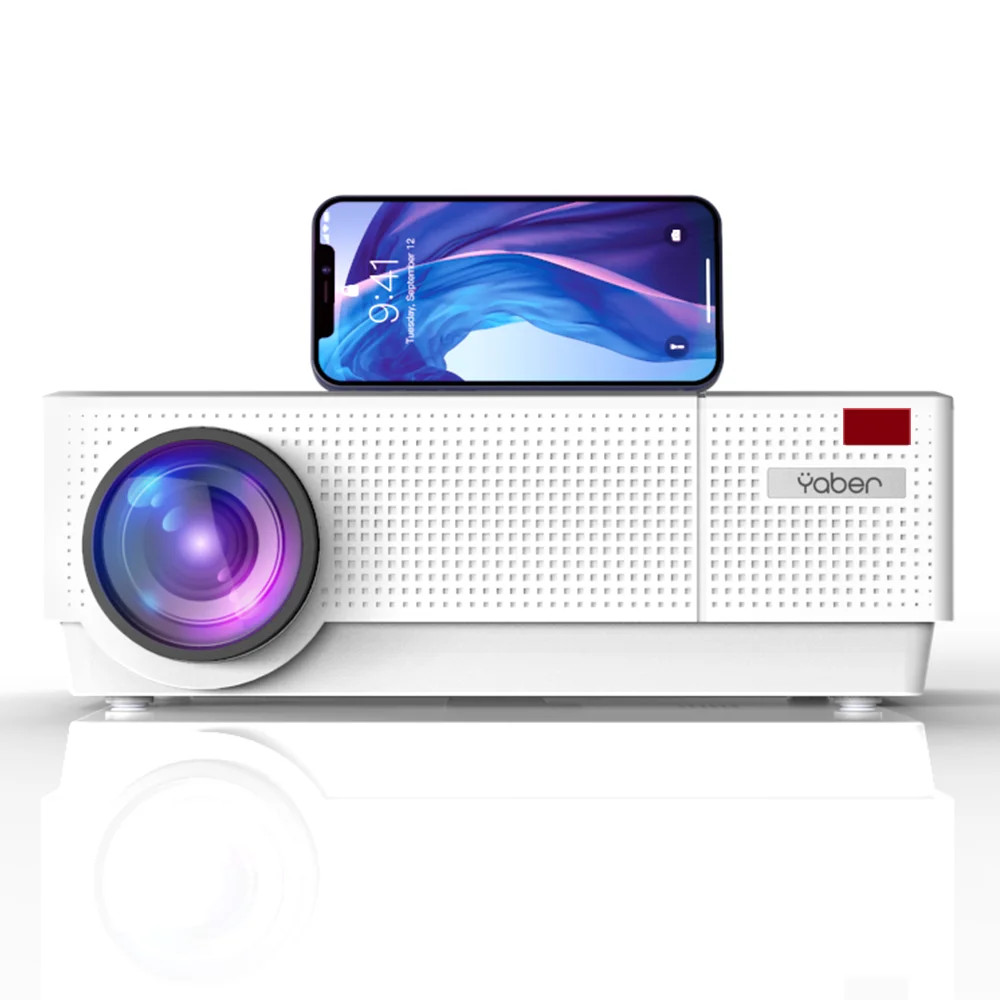 

Yaber Y31 Native 1080P Projectors Support 4K 300inch HiFi Stereo Sound 8000L 10000:1 4D Keystone Correction LED Home Projectors