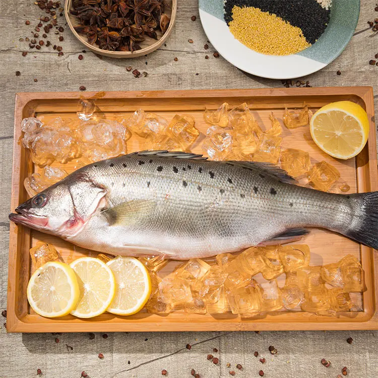 
BRICs meeting exclusive China Wumart high quality and best price three off Tongjiang seabass fish 