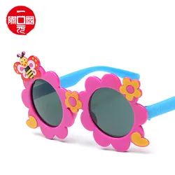 One dollar childrens flower bee sunglasses color m