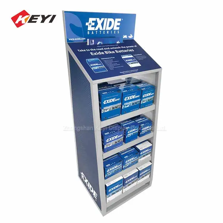 Retail Shop Car Battery Display Stand