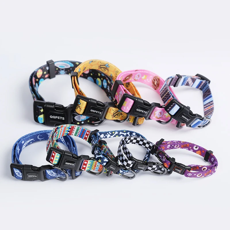 

Wholesale Customized Coleira Cachorro Adjustable Unique Pink Tweed Thick Bamboo Luxury Dog Collars In Bulk, 7 colors