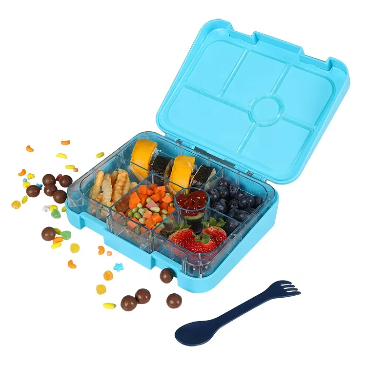 

Wholesale lunch box bento leakproof kids school 6 compartments food bento box