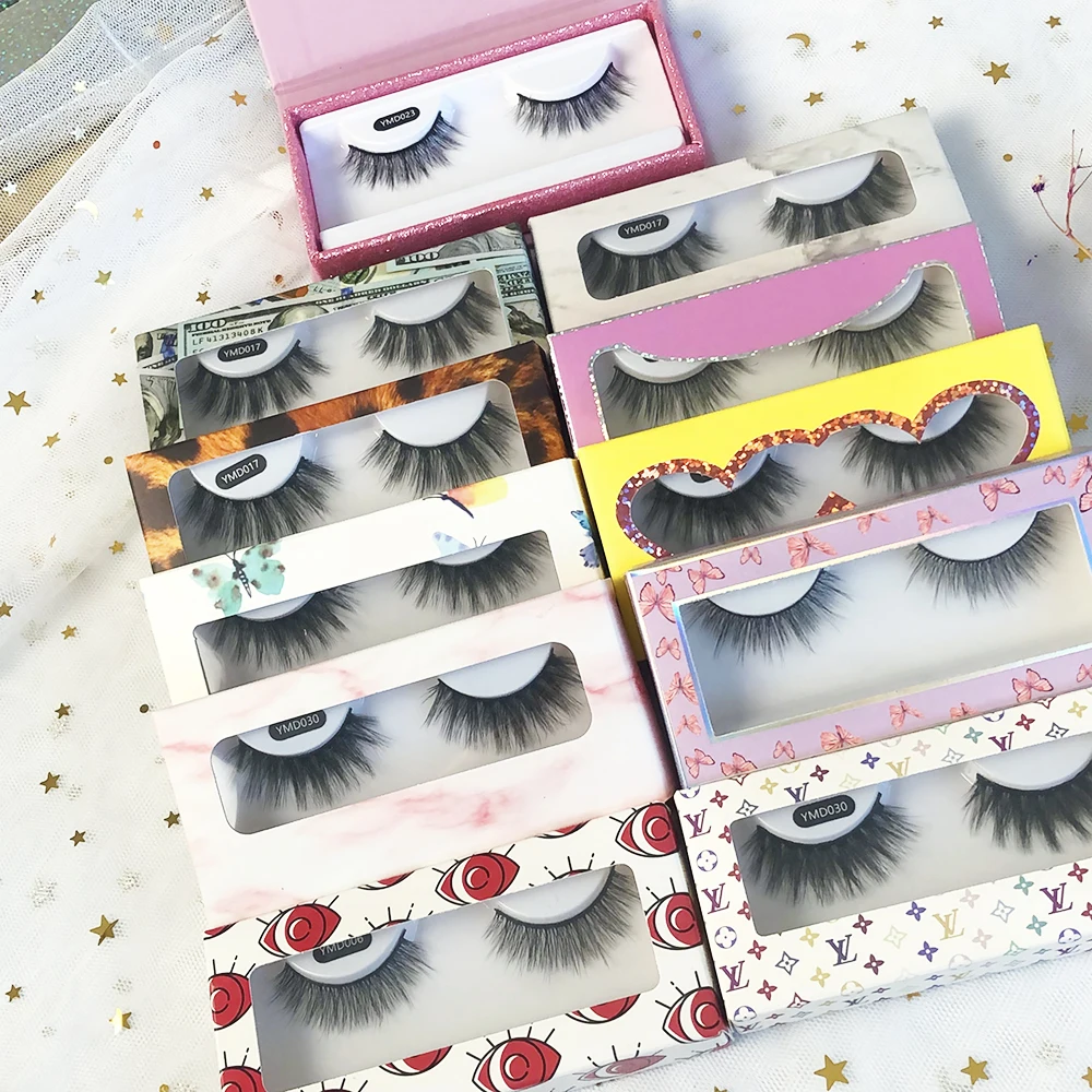 

Private Label Silk Eyelashes Wholesale Natural 3D wholesale Mink Fur Lashes mink Lashes 3D Wholesale Vendor