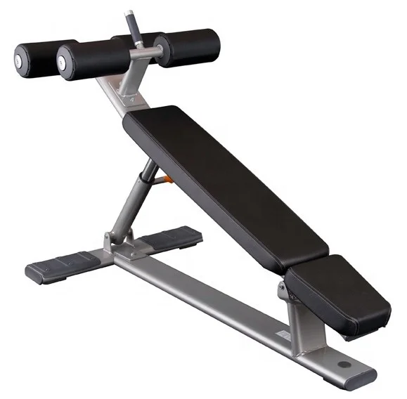 

High End Weightlifting Fitness Equipment PU Leather Adjustable Decline Abdominal Bench