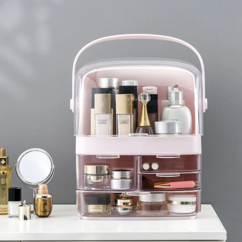 

2021 new Large Dust-Proof Case Drawer Desktop Jewelry Box Cosmetic Storage, Optional