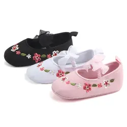 Wholesale Newborn Baby Shoes Girl Soft-Soled Flat 