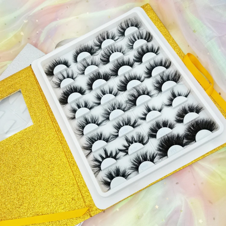 

100% Real Mink Eyelashes Hot Sale 2021 New Arrivals Eyelashes customized Packaging Box Lashes Book