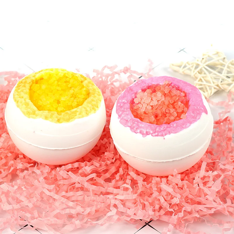 

Wholesale Bath Bombs Little Minimum Order Crystal Packaging Bath Bomb, Yellow or pink