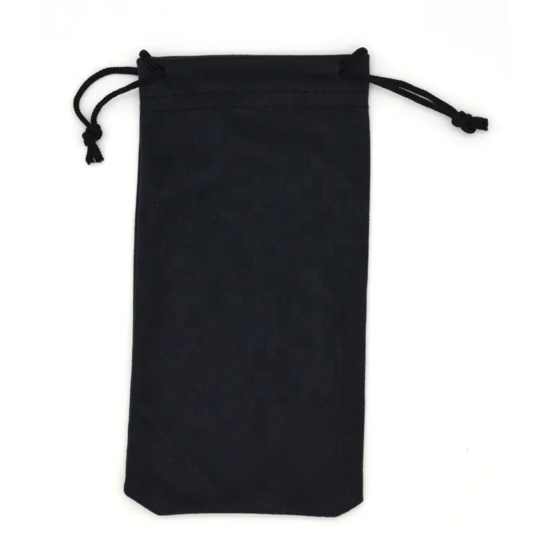 

Wholesale stocked cheaper Micro Fiber Cloth Glasses Pouch Custom Logo Microfiber Sunglasses Pouch