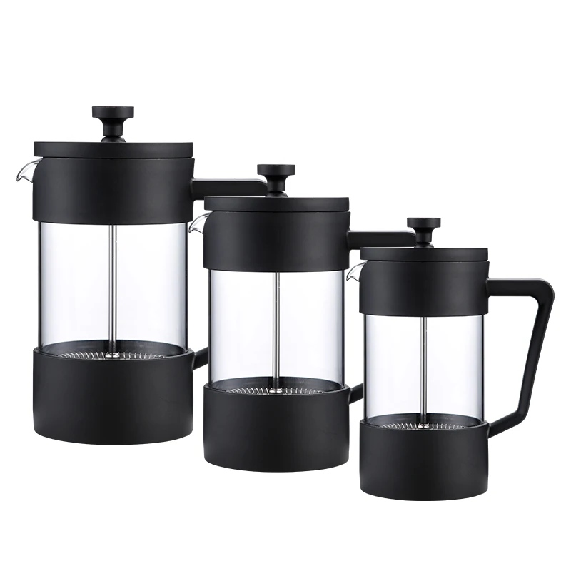 

350ML Hot Sale Plastic french press portable travel french press amazon tamper coffee pressing tool, Customized color