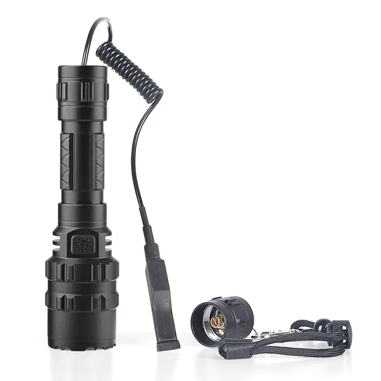 

Hunting L2 USB LED Flashlights Torches Rechargeable Powerful White Light Waterproof Aluminium Outdoor Cheap Handheld Flashlight, Black