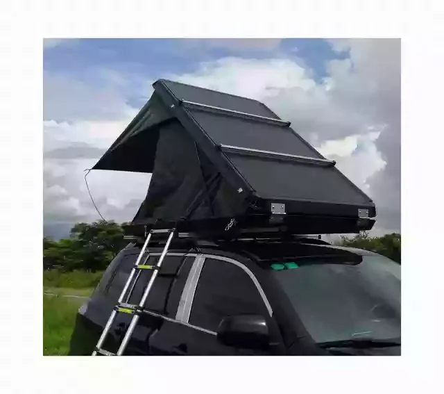 

Factory wholesale High Quality 2 3 person SUV Car Hard Shell Triangle Aluminum 4x4 Roof Top Tent for camping Outdoor Activities