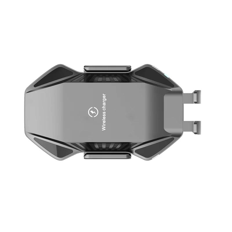 

15W automatic clamping car wireless charger 10w handsfree call car charger pd 18w car charger, Black / sliver