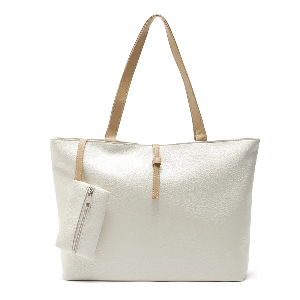 

custom print Luxury Design Totes Lady Handbags Latest women hand bags with purse set