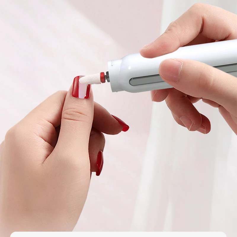 

Portable Nagelbohrer Brushless Vacuum Wireless Files Nail Drill Machine, White