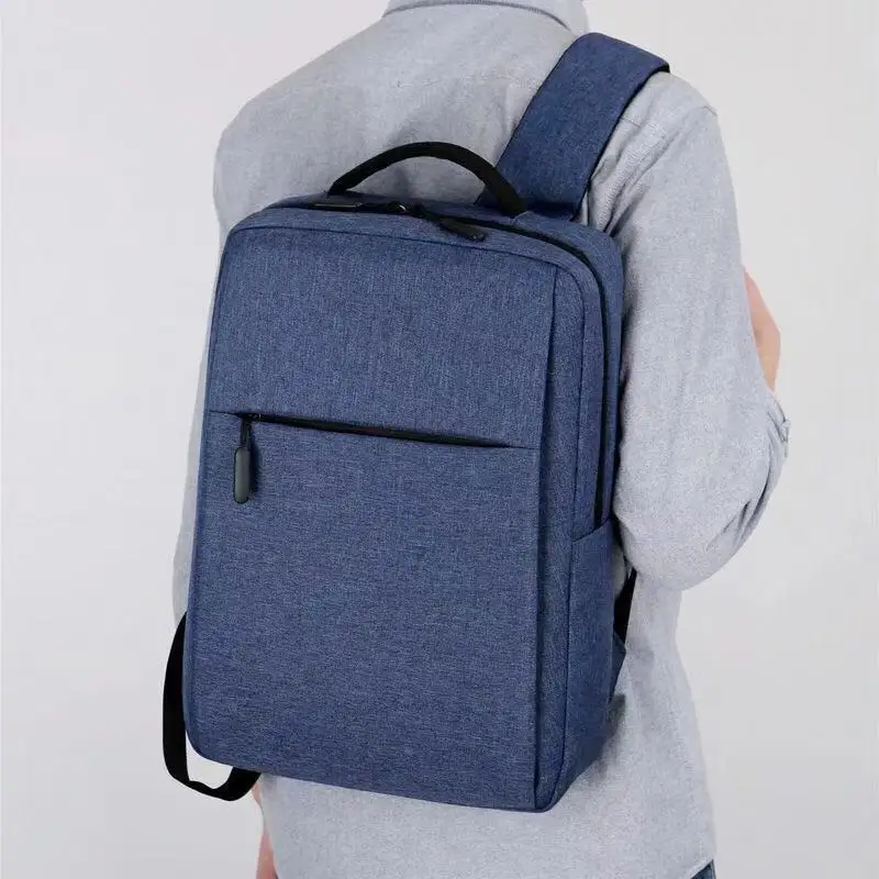 

Spot sale Unisex rucksack with USB soft neoprene bag for men women laptop bags, Black, gray, blue, red