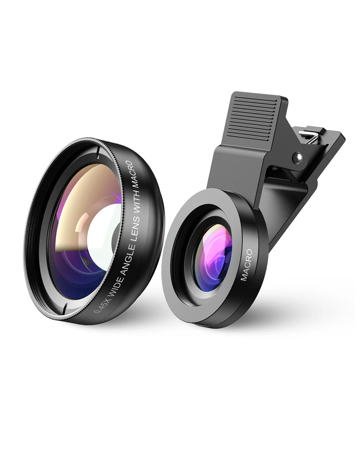 

Apexel Hot Pick 0.45 Wide Angle Clip 2 In 1 Lens Kit 0.45x Wide Angle 15x Mobile Phone Camera Lens Smartphone Macro Lens