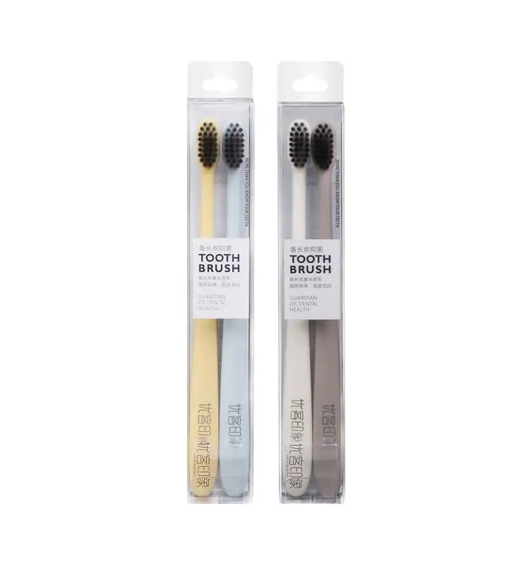 

China big good price cheap black tooth brush case Korea style basic design YKYX brands toothbrush, As picture