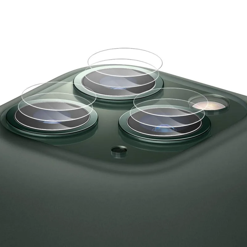 PET Flexible High Definition Anti-Scratch Mobile Phone Camera Lens Protector for iPhone 11 Pro and 11 Pro Max