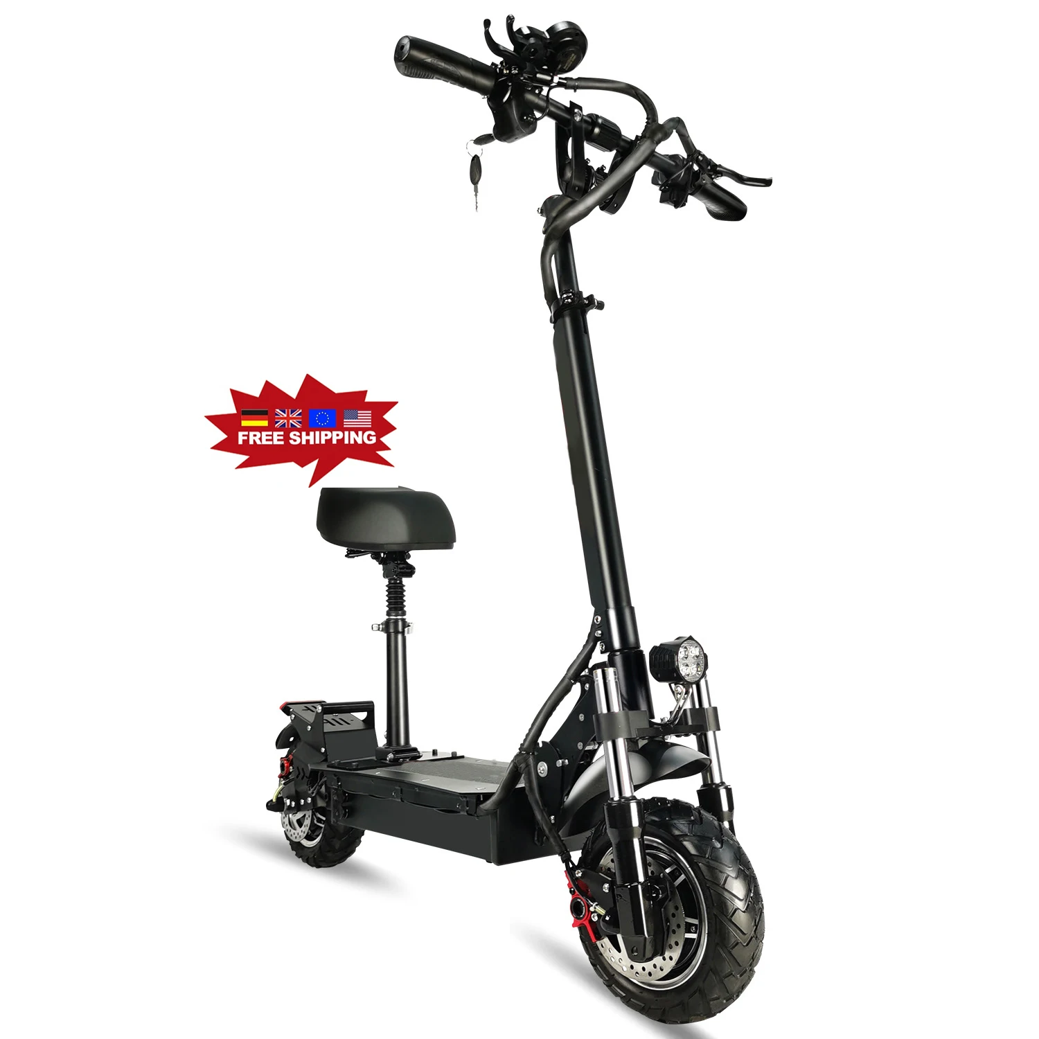 

Dropship free shipping EU USA warehouse best standard supplier adult 48v 33ah 1200w folding electric e-scooter