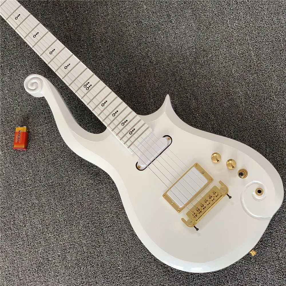 

6 string Cloud Prince Electric Guitar in white colour