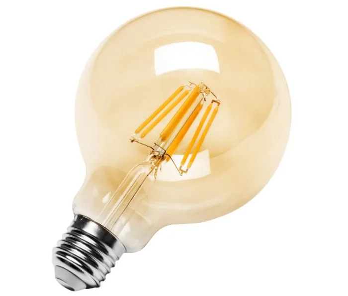 
CE Globe LED Filament Bulb 4W 6W 8W Soft filament G95 Antique Bulb For Decorative Lighting 