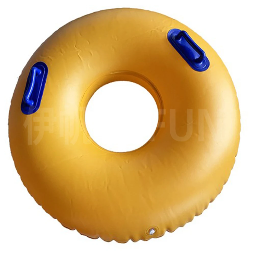 

Water Park 0.75mm PVC Single Tube Water Slide Inflatable Lazy River Floating, Yellow/blue/customize
