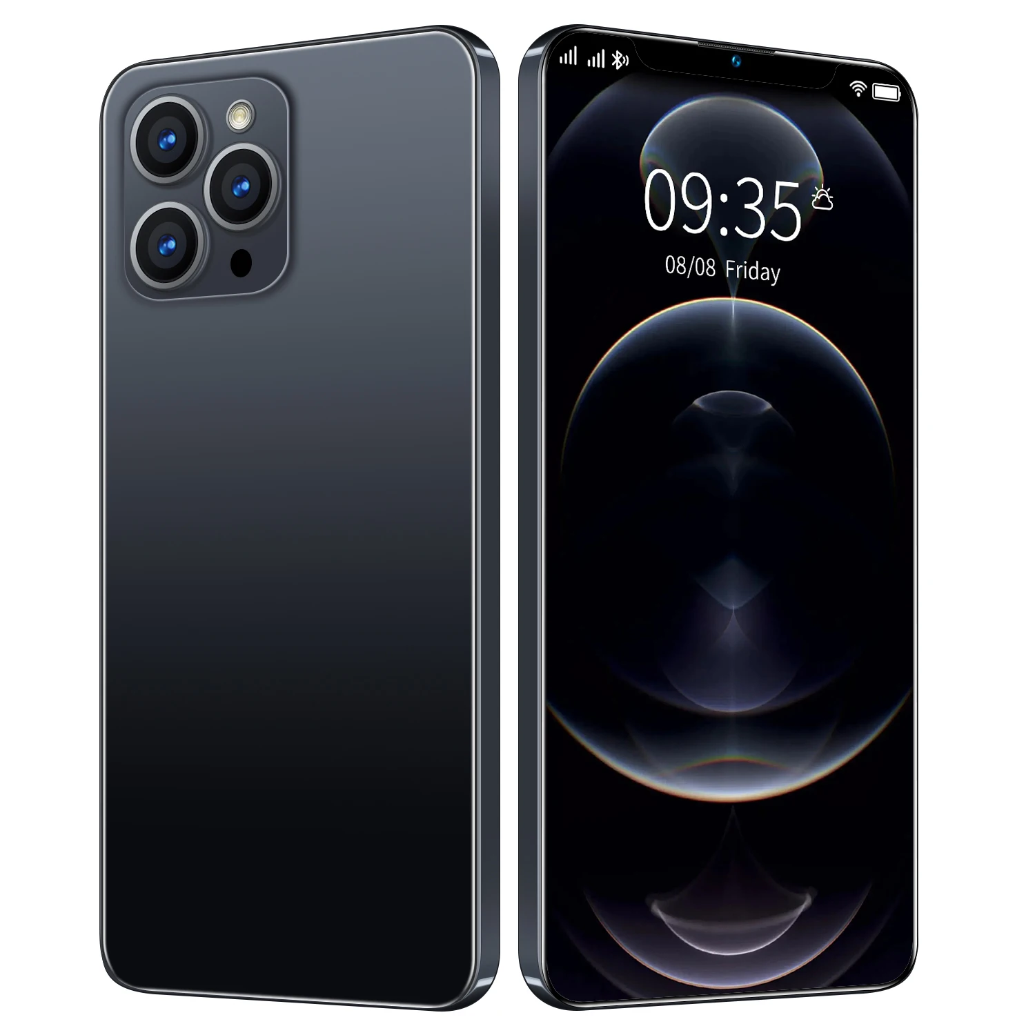 

5G Ultra-thin i12 Pro Max 6.7-Inch Screen 8+512GB Large Memory fingerprint Unlock Smart cell mobile phone from China