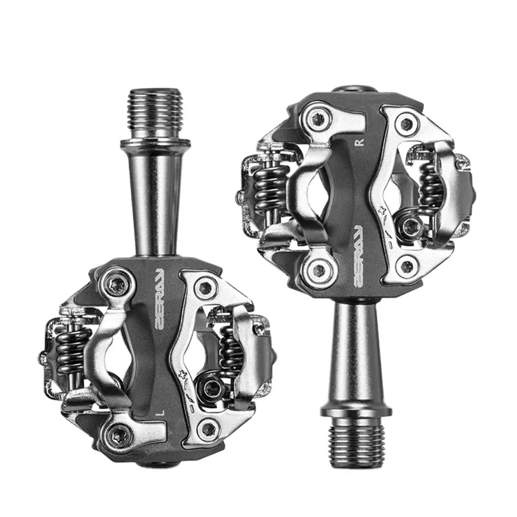 

ZERAY Sealed Bearing Ultralight Die Casting Aluminum Pedals for Cycling Road MTB Bike Bicycle Parts, Black, silver