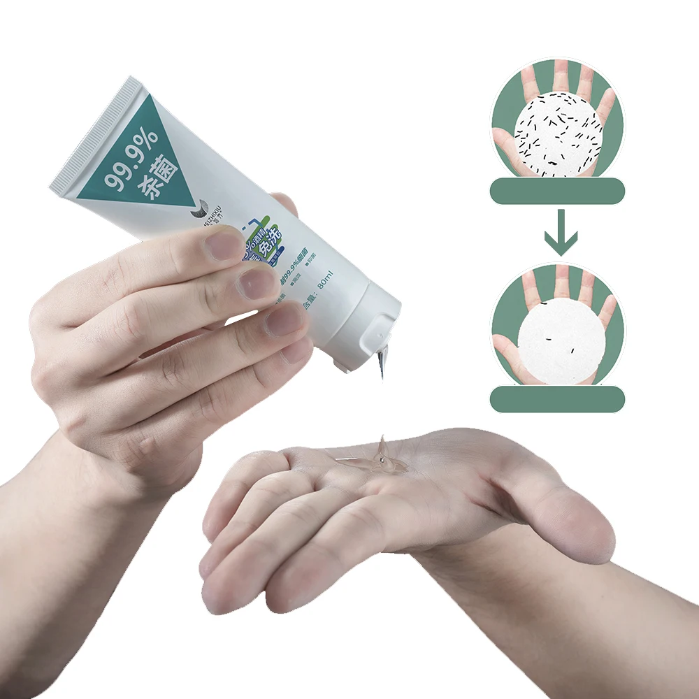 

5 PCS ONLY FOR EACH ORDER Multi-functional Instant Hand Sanitizer Wash Free Disinfectant Gel Gentle and Non-irritating, Clear