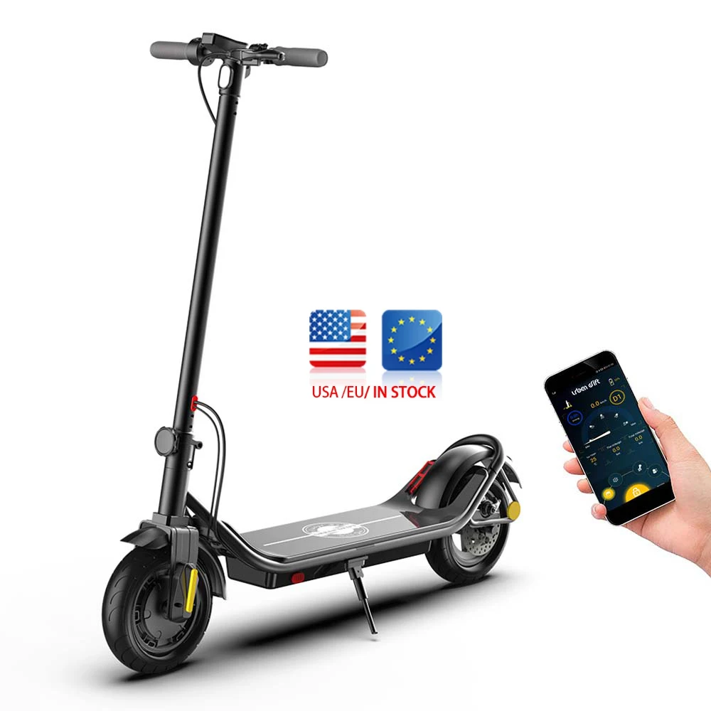 

China factory wholesale electric scooters 10 Inch fat Tire Motor 350w powerful lithium battery offroad scooters for adults