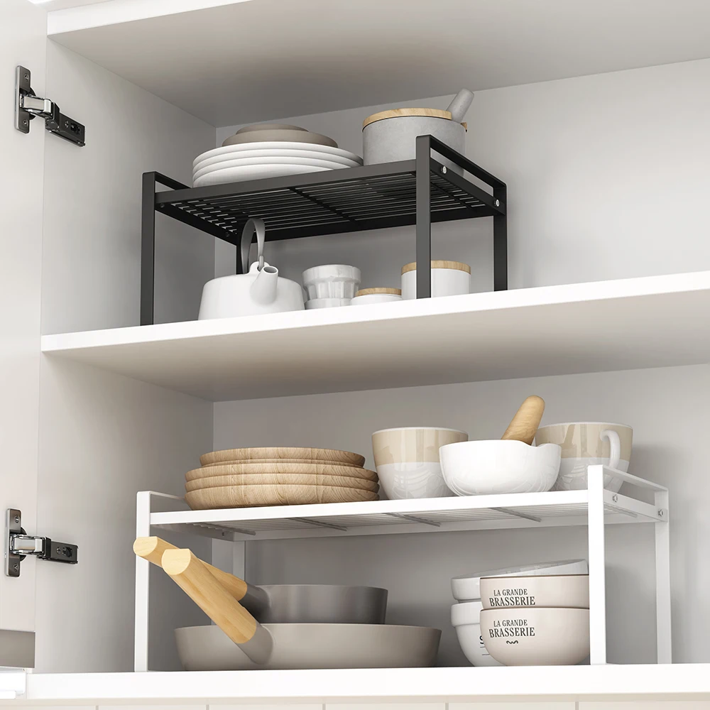 

Home used utility pan shelf Spice organizer rack Pantry utensil storage holder Kitchen supplies shelf