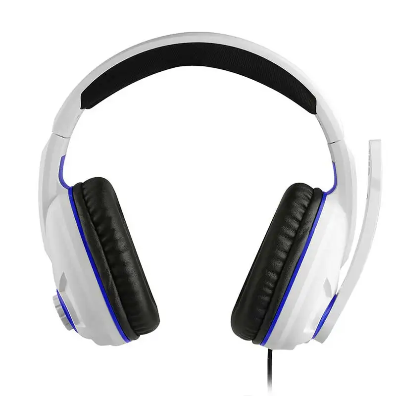 

Surround Head Phone Audfono De Diadema Audifonos Gamer Headsets Gaming PS5 Headset Headphones With Mic, White