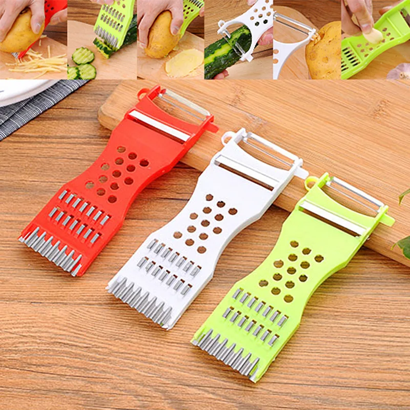 

Wholesale Plastic Vegetable Cucumber Potato Fruit Slicing Chopper Cutter Shred Kitchen Tool