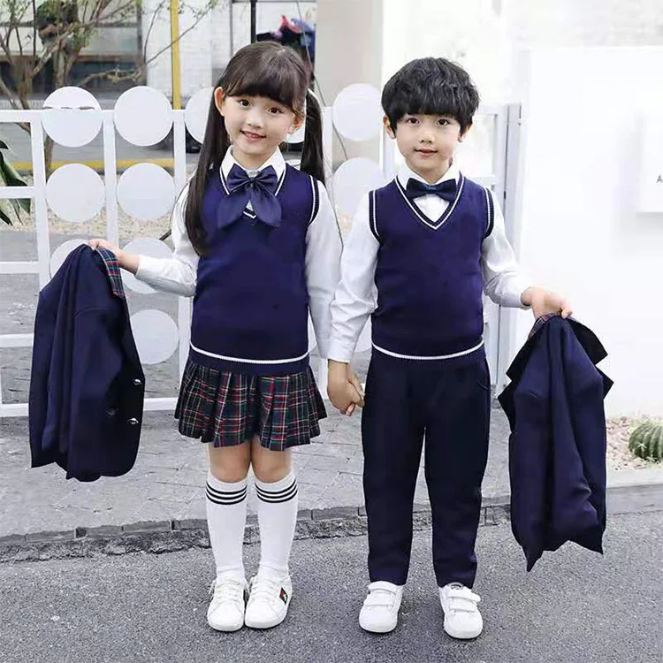 Custom School Uniform Suit Plaid Skirts And Pants Set - Buy School ...