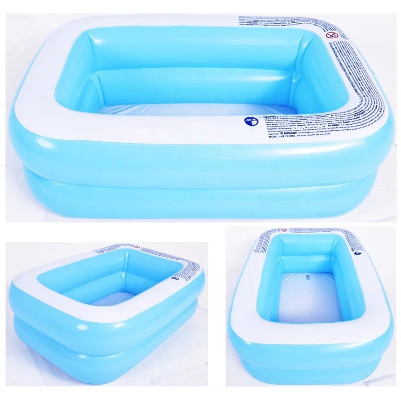 

Keelung inflatable swimming pool for baby adult family thickened wear-resistant ocean ball swimming pool for children, Blue