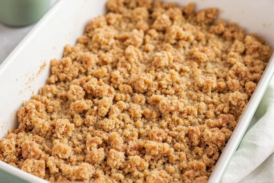 cinnamon crumble topping