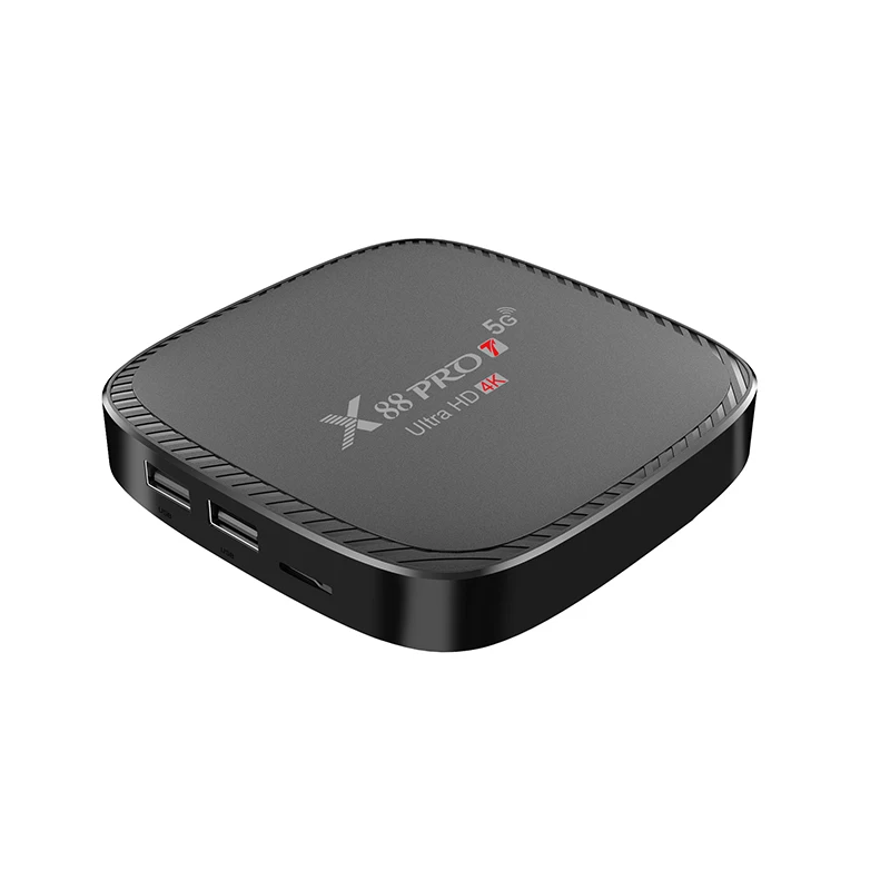 

New Android TV Box Allwinner H313 Quad Core Emmc 8GB/16GB 2.4G+5.8G Dual WIF Android 10 os Smart Set Top Box X88 Pro T