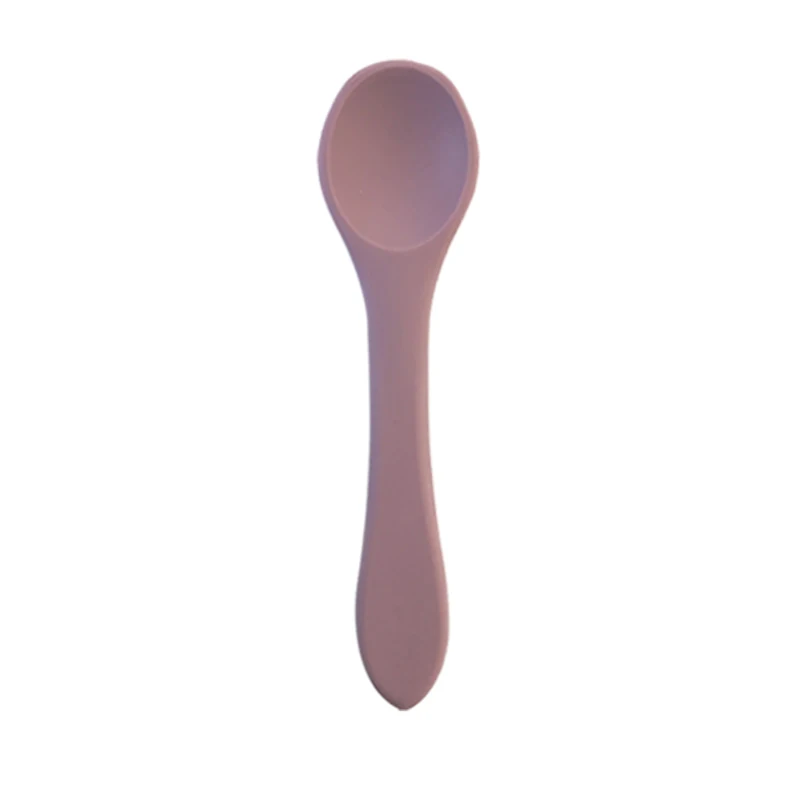 

BPA Free Silicone Baby Spoon for Infant Baby Training Baby Feeding Spoon