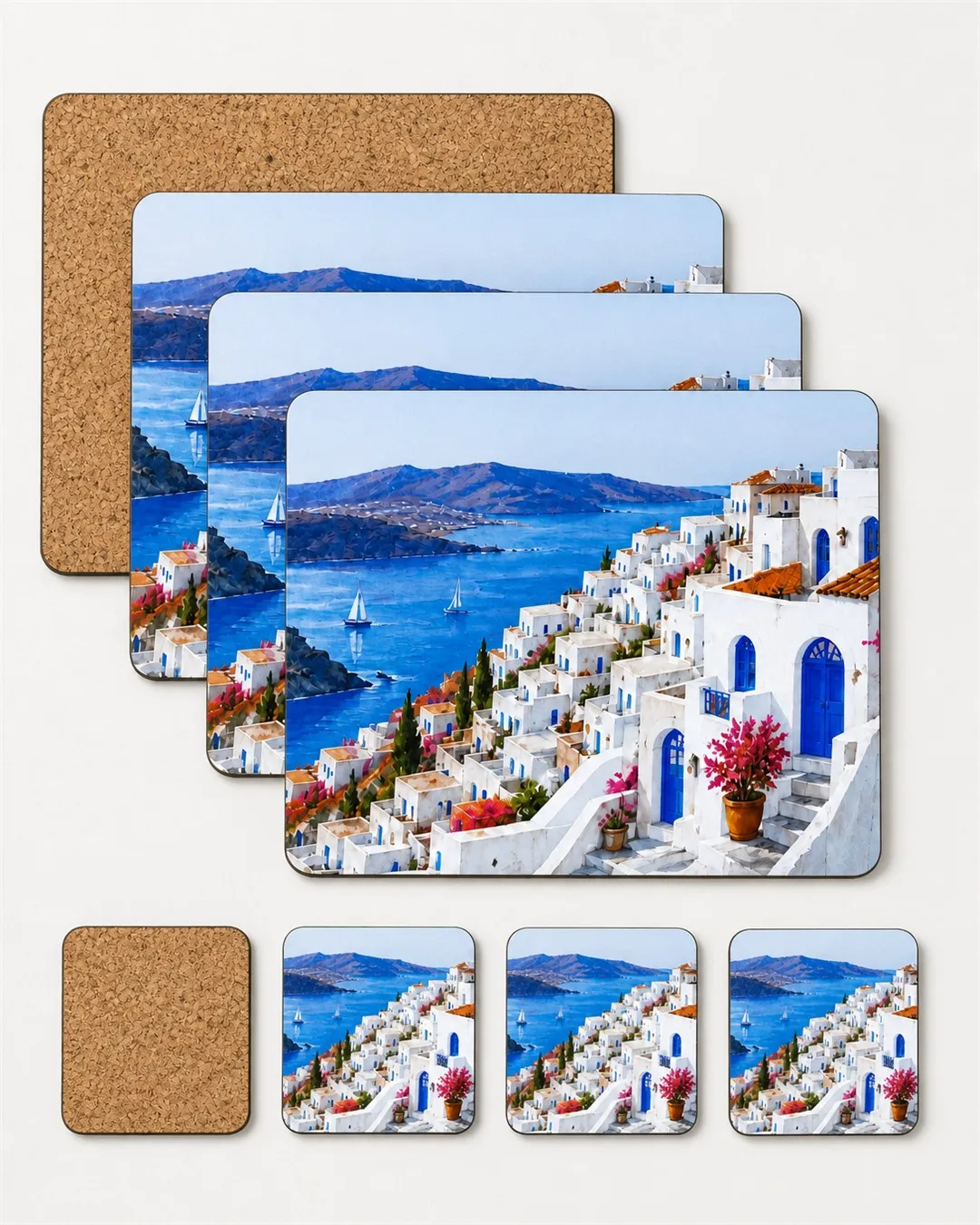 Mediterranean Placemat and Coaster Set