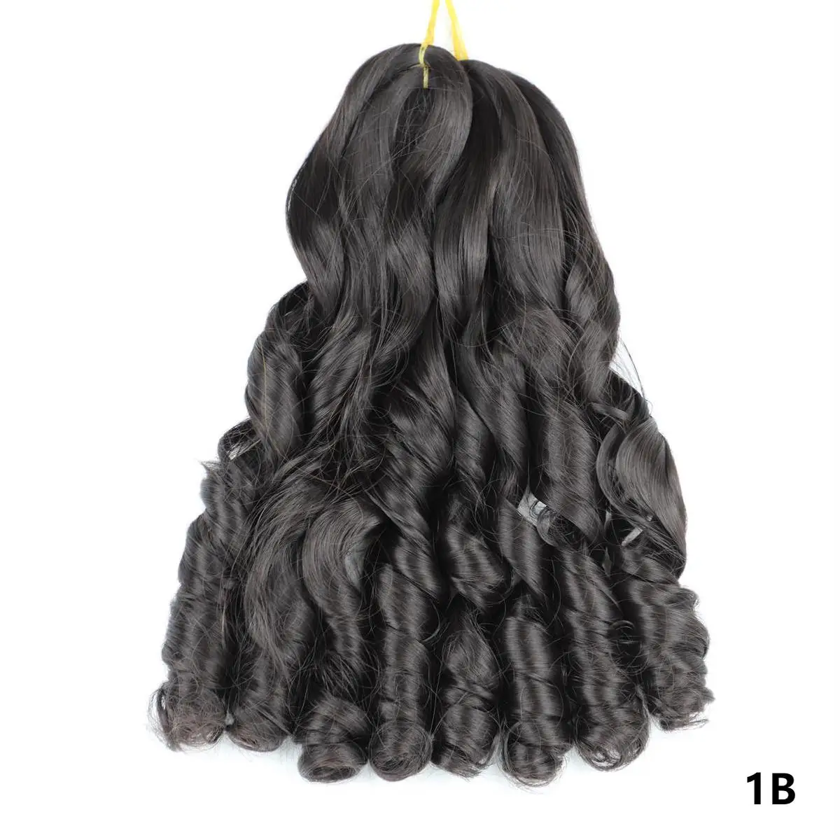 

Synthetic Deep Hair Bulk Crochet Braids 75g Wavy Braiding Hair Spiral Curl Loose Wave Crochet Hair Extension