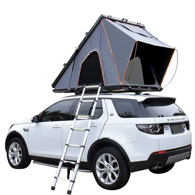 

2022 New Arrival 4x4 Hard Shell Car Roof Top Tent Tente de Toit Automatic Setup Camping Truck Rooftop Tent for SUV, Black,