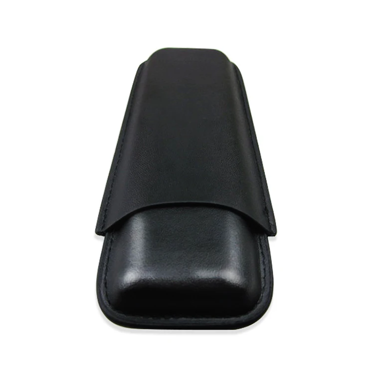 

2021 new style customize cigar case leather cigar box for sale, Black, brown