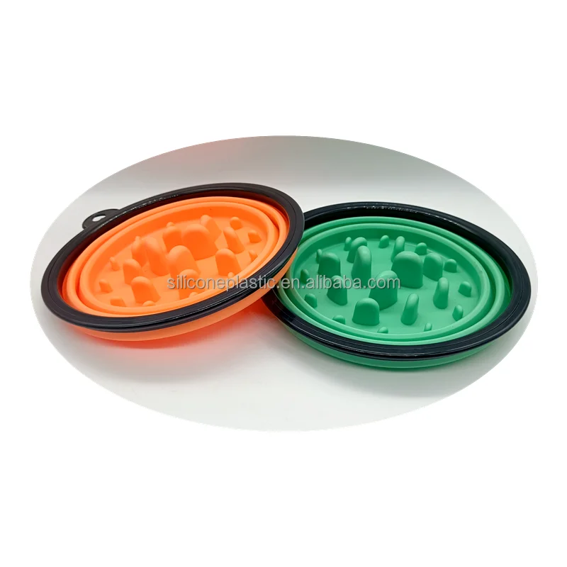 

2021 customized silicone pet feeding bowl, Customized color