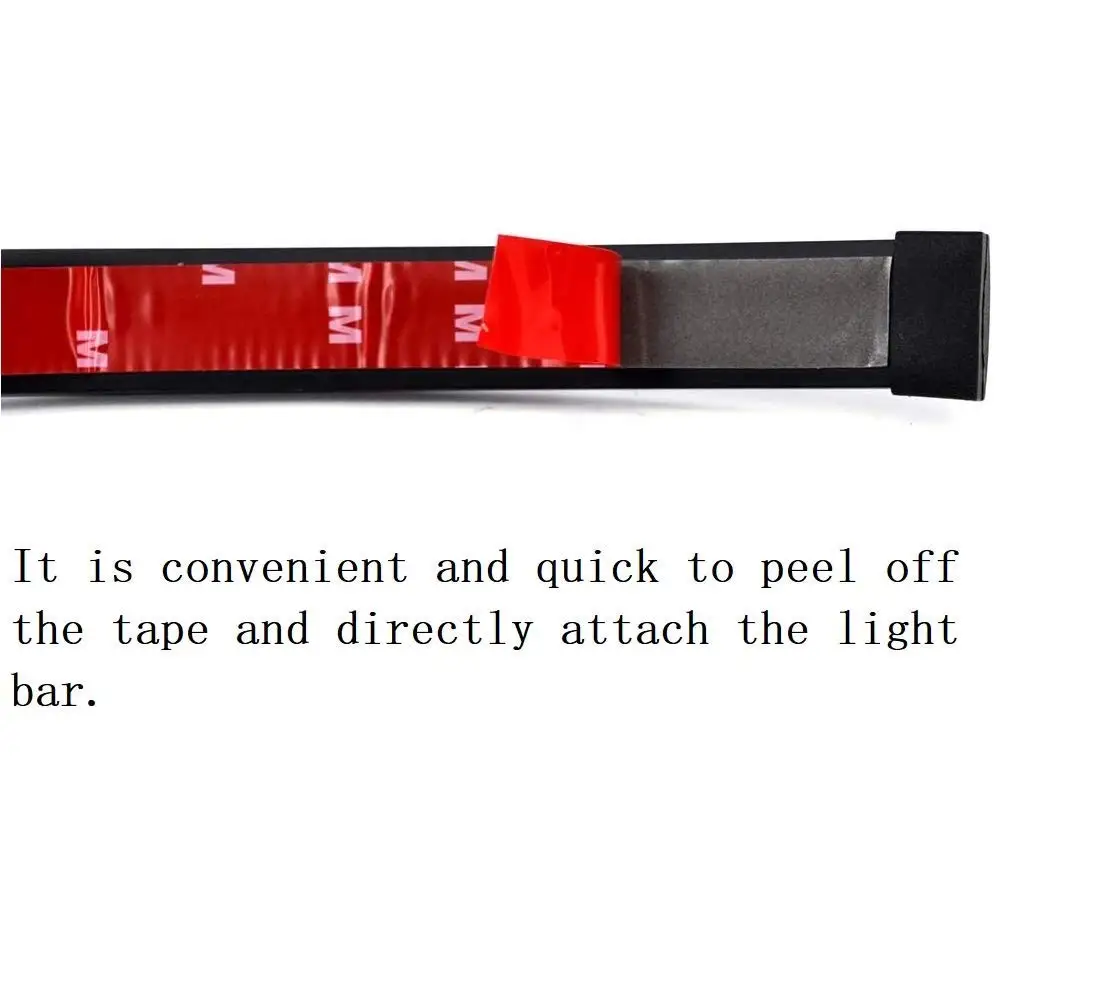 24" Red Warning Strobe Light Bar 62cm Red Emergency Light