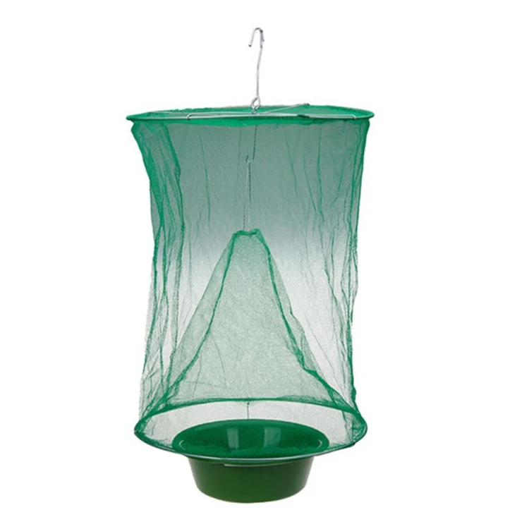 

Household Farm Kill Fly Cage Park Green Belt Outdoor Folding Hang Fly Mosquito Insects Mesh Net Catching Trap Cage Bag